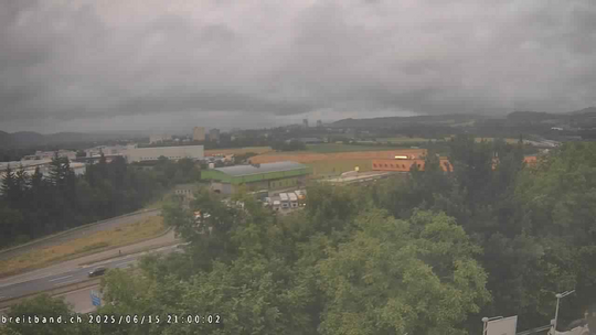 Webcam autoroute A2 en Suisse, à l'est de Bâle, au niveau de la sortie et du Ikea PratteIn