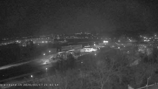 Webcam autoroute A2 en Suisse, à l'est de Bâle, au niveau de la sortie et du Ikea PratteIn