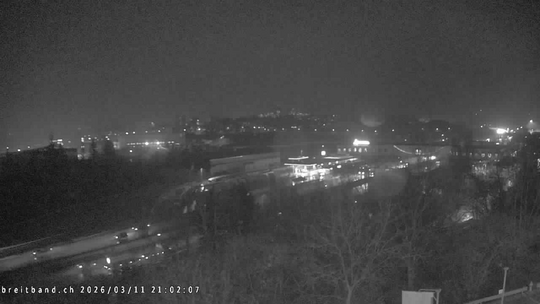 Webcam autoroute A2 en Suisse, à l'est de Bâle, au niveau de la sortie et du Ikea PratteIn