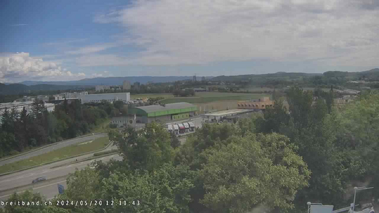 <h2>Webcam autoroute A2 en Suisse, à l'est de Bâle, au niveau de la sortie et du Ikea PratteIn</h2>
